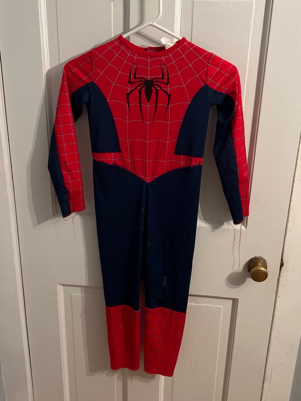 Marvel Kids Spider Costume in Red and Blue with Web Emblem